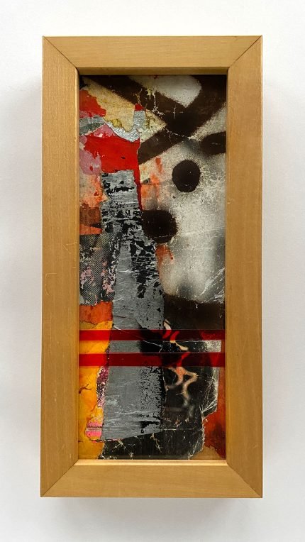 fullOM™ Original Art - "Yellow, Red, Silver and Black"