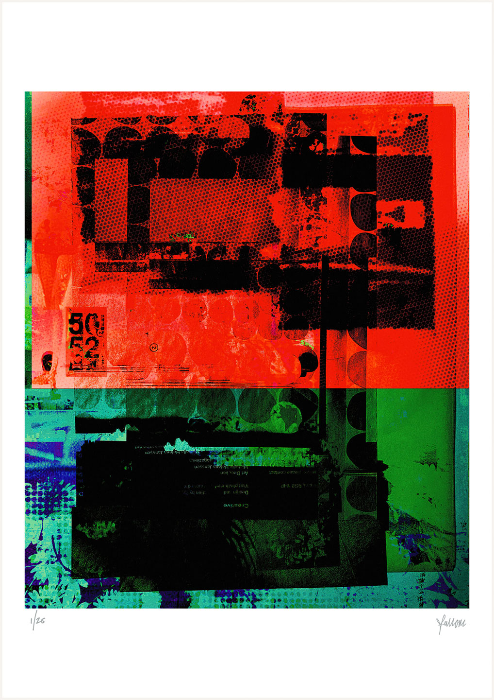 fullOM™ Limited Edition Prints - "Consume Red and Green" fullOM™ Limited Edition Prints - "Consume Red and Green"