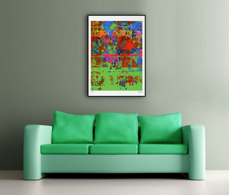 fullOM™ Limited Edition Prints - "Green and Red Chinatown"