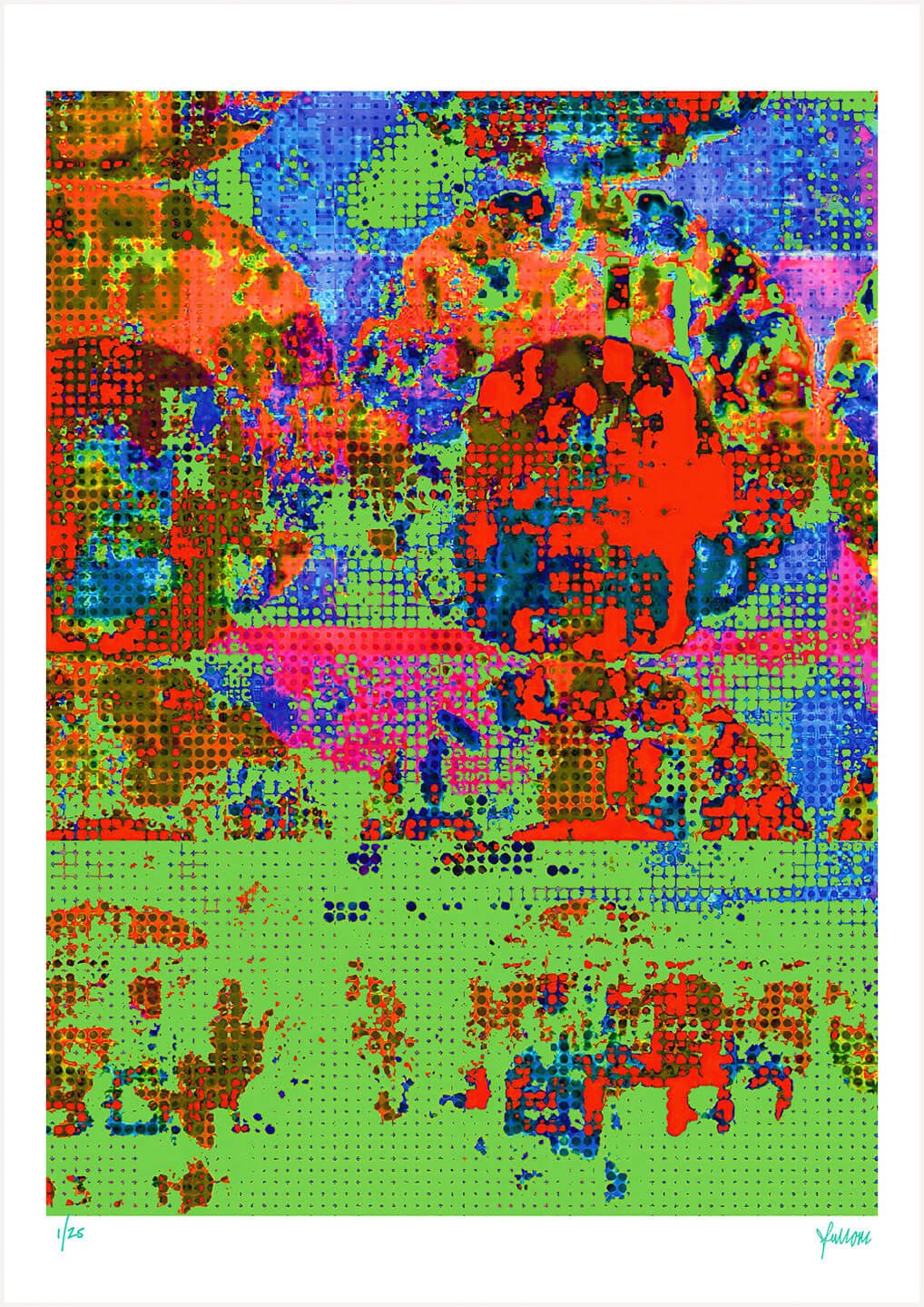 fullOM™ Limited Edition Prints - "Green and Red Chinatown" fullOM™ Limited Edition Prints - "Green and Red Chinatown"