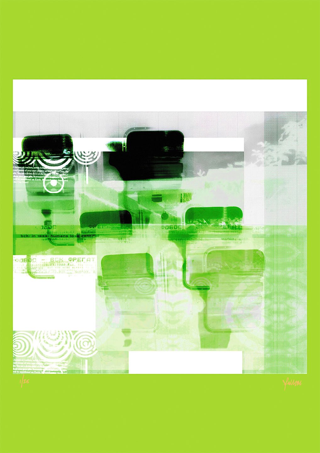 fullOM™ Limited Edition Prints - "Green Metro" fullOM™ Limited Edition Prints - "Green Metro"