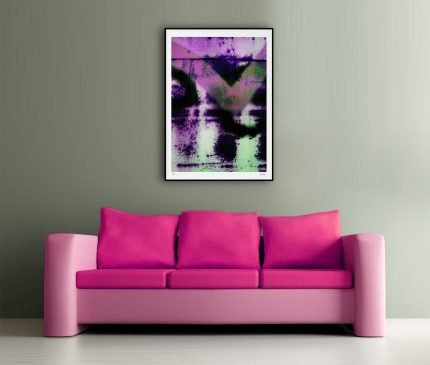 fullOM™ Limited Edition Prints - "Street Zen Nicosia 01 Purple Remix"
