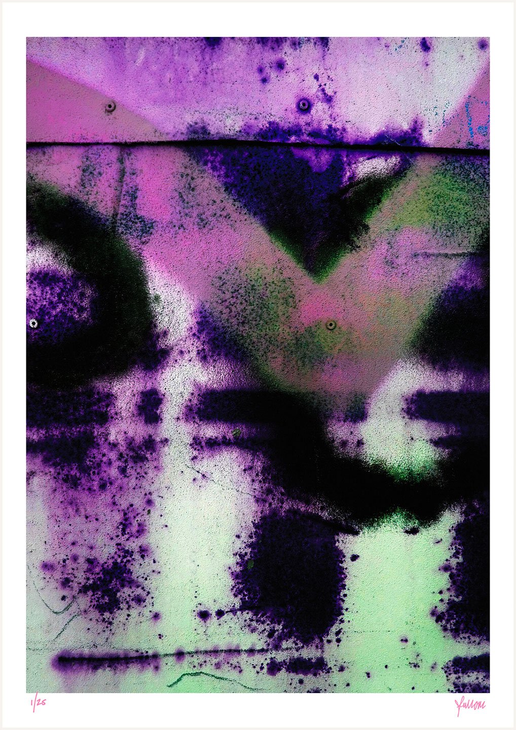 fullOM™ Limited Edition Prints - "Street Zen Nicosia 01 Purple Remix" fullOM™ Limited Edition Prints - "Street Zen Nicosia 01 Purple Remix"