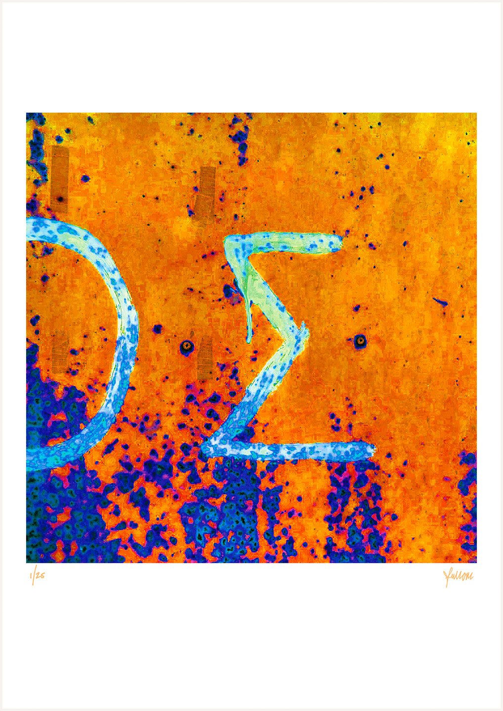 fullOM™ Limited Edition Prints - "Street Zen Nicosia 07 Orange Remix" fullOM™ Limited Edition Prints - "Street Zen Nicosia 07 Orange Remix"