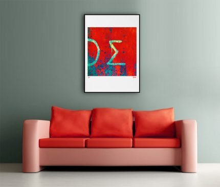 fullOM™ Limited Edition Prints - "Street Zen Nicosia 07 Red Remix"