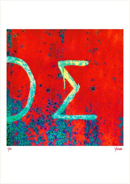 fullOM™ Limited Edition Prints - "Street Zen Nicosia 07 Red Remix"