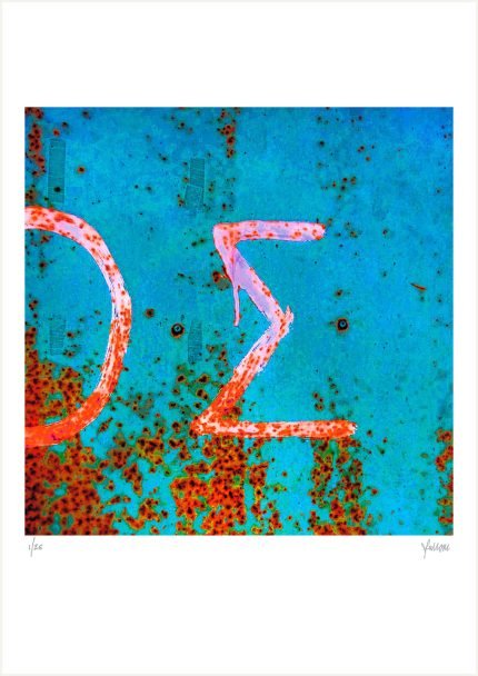 fullOM™ Limited Edition Prints - "Street Zen Nicosia 07 Turquoise Remix"