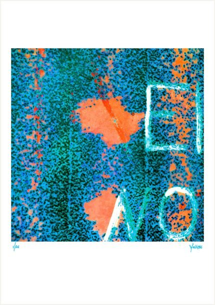 fullOM™ Limited Edition Prints - "Street Zen Nicosia 08 Blue Remix"