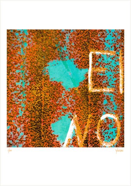 fullOM™ Limited Edition Prints - "Street Zen Nicosia 08 Orange Remix"