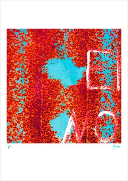 fullOM™ Limited Edition Prints - "Street Zen Nicosia 08 Red Remix"