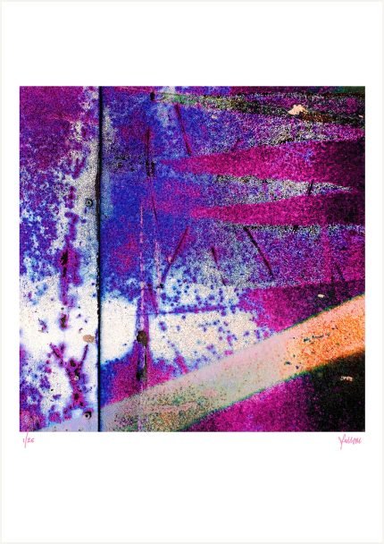 fullOM™ Limited Edition Prints - "Street Zen Nicosia 09 Purple Remix"