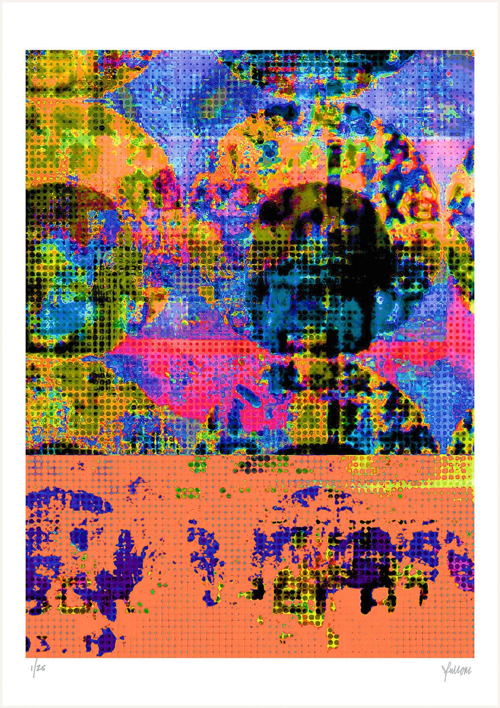 fullOM™ Limited Edition Prints - "Orange and Blue Chinatown" fullOM™ Limited Edition Prints - "Orange and Blue Chinatown"