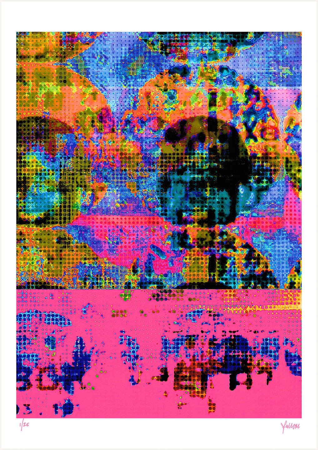 fullOM™ Limited Edition Prints - "Pink and Blue Chinatown" fullOM™ Limited Edition Prints - "Pink and Blue Chinatown"