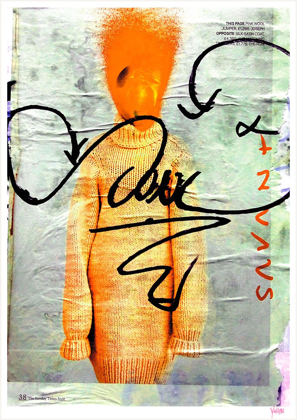 fullOM™ Open Edition Prints - "Orange Sunday Times Style" fullOM™ Open Edition Prints - "Orange Sunday Times Style"