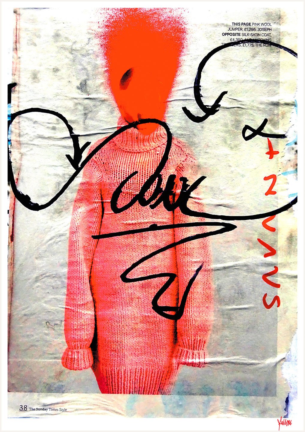 fullOM™ Open Edition Prints - "Red Sunday Times Style" fullOM™ Open Edition Prints - "Red Sunday Times Style"