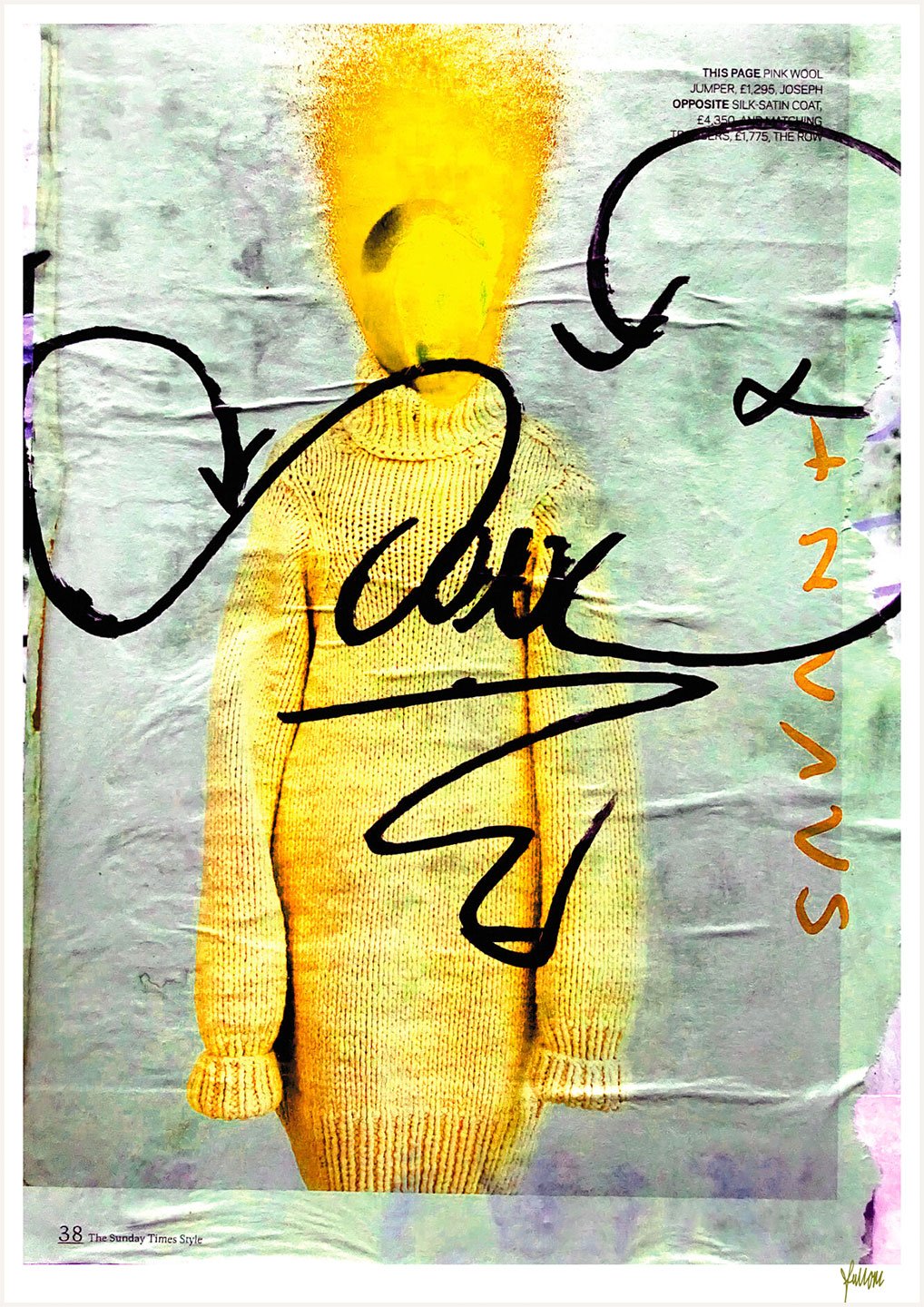 fullOM™ Open Edition Prints - "Yellow Sunday Times Style" fullOM™ Open Edition Prints - "Yellow Sunday Times Style"